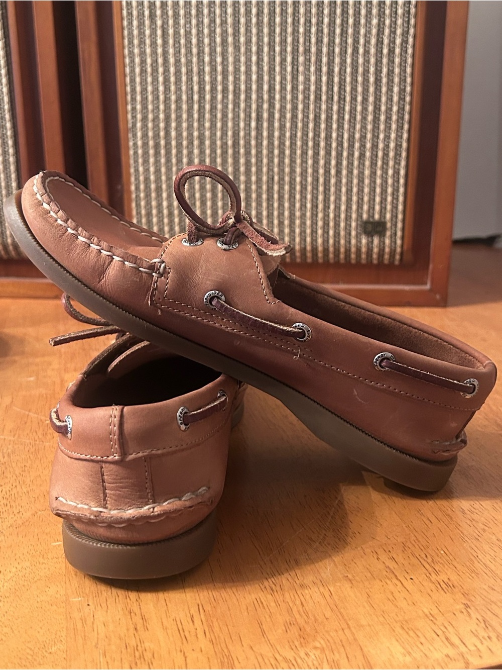 Sperry Top Sider women’s size 8.5 Tan Leather Classic Boat Shoes
